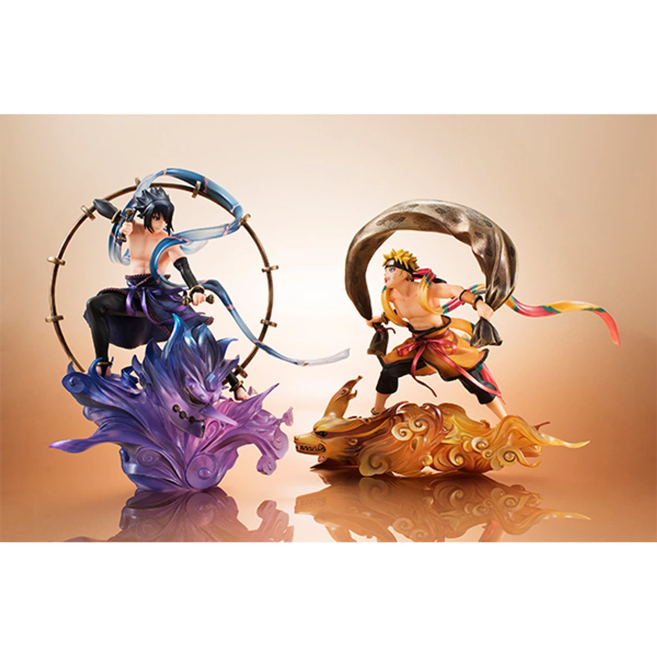 MegaHouse G.E.M. Series Remix Naruto Shippuden Uzumaki Fujin & Sasuke Uchiha Raijin SET PVC Figure (Completed) 1 MegaHouse G.E.M. Series Remix Naruto Shippuden Uzumaki Fujin & Sasuke Uchiha Raijin SET PVC Figure (Completed)