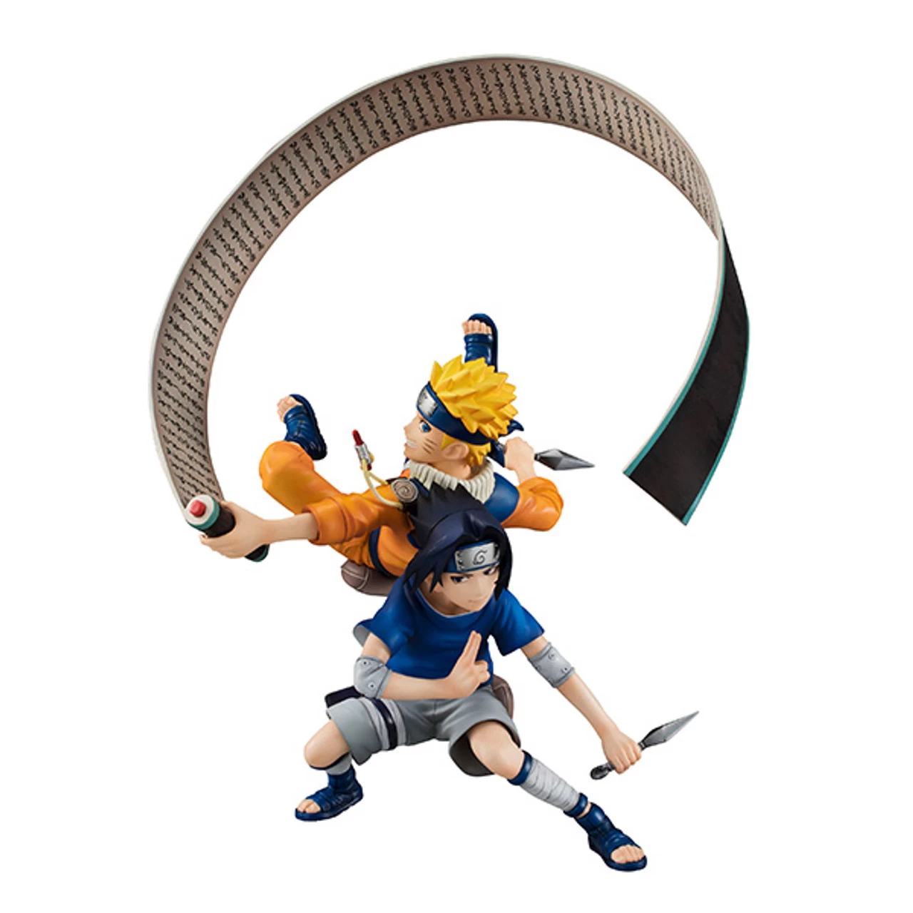 MegaHouse G.E.M. Series Remix Naruto Shippuden Uzumaki Naruto & Sasuke PVC Figure 2 MegaHouse G.E.M. Series Remix Naruto Shippuden Uzumaki Naruto & Sasuke PVC Figure - Image 2
