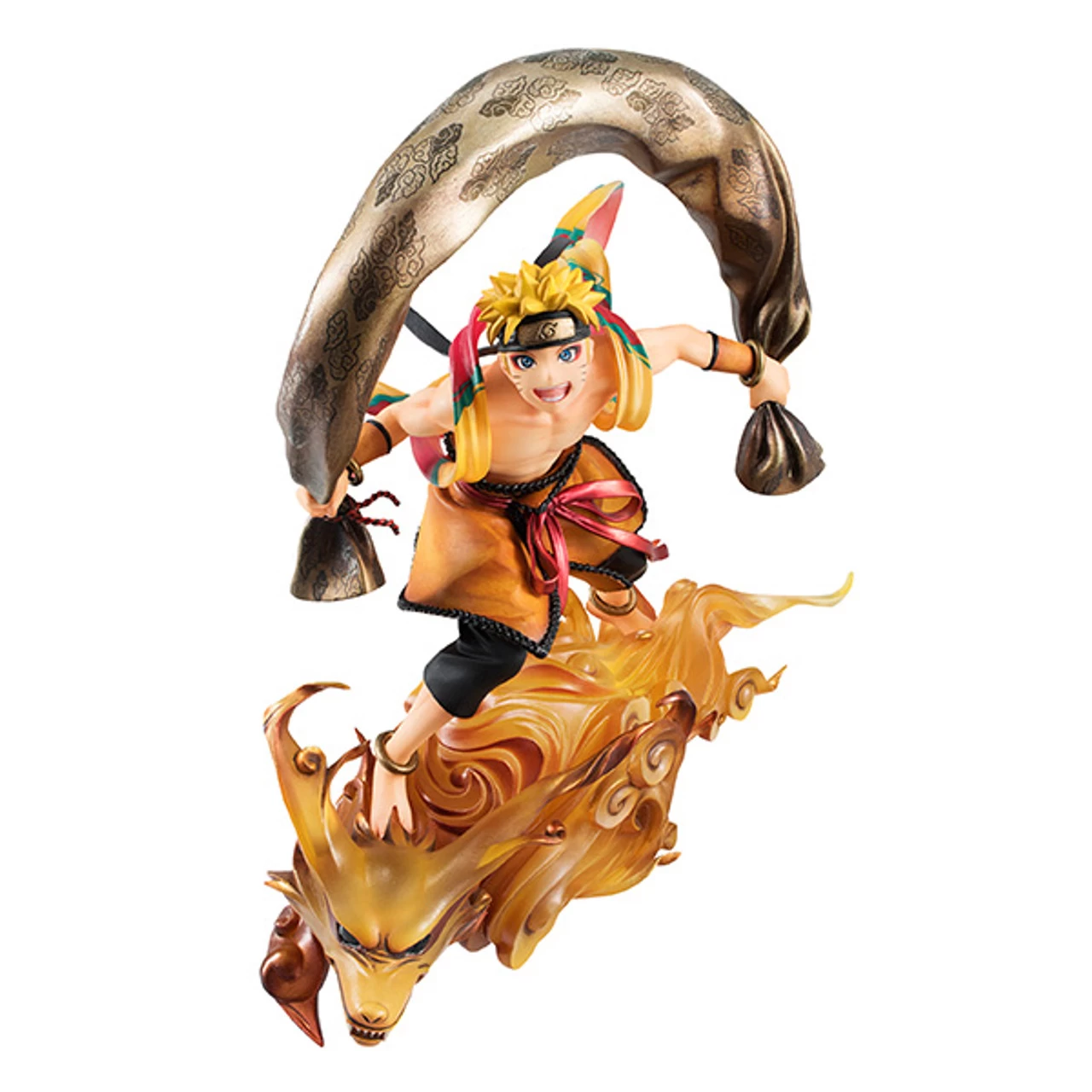 MegaHouse G.E.M. Series Remix Naruto Shippuden Uzumaki Fujin & Sasuke Uchiha Raijin SET PVC Figure (Completed) 4 MegaHouse G.E.M. Series Remix Naruto Shippuden Uzumaki Fujin & Sasuke Uchiha Raijin SET PVC Figure (Completed) - Image 4