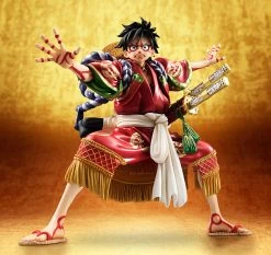 MegaHouse Portrait.Of.Pirates One Piece KABUKI EDITION Monkey D Luffy 1/8 PVC Figure 20 MegaHouse Portrait.Of.Pirates One Piece KABUKI EDITION Monkey D Luffy 1/8 PVC Figure -Figure Model Shop 004 32331.1456823399