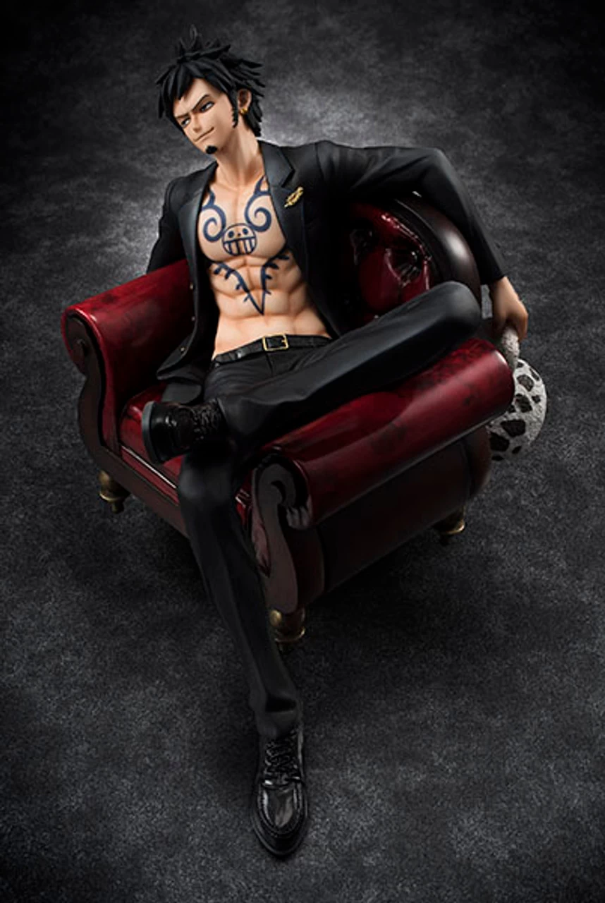 MegaHouse Portrait.Of.Pirates One Piece S.O.C Trafalgar Law 1/8 PVC Figure 6 MegaHouse Portrait.Of.Pirates One Piece S.O.C Trafalgar Law 1/8 PVC Figure - Image 6