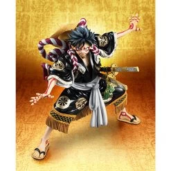 MegaHouse Portrait.Of.Pirates One Piece KABUKI EDITION Monkey D Luffy Second Performance -Figure Model Shop 005 14564.1507539519