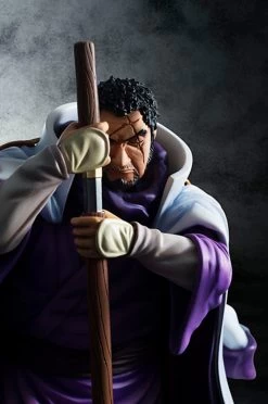MegaHouse Excellent Model Portrait.Of.Pirates One Piece Sailing Again Navy Headquarters General Fujitora Isshou 1/8 PVC Figure -Figure Model Shop 008 33000.1473396152