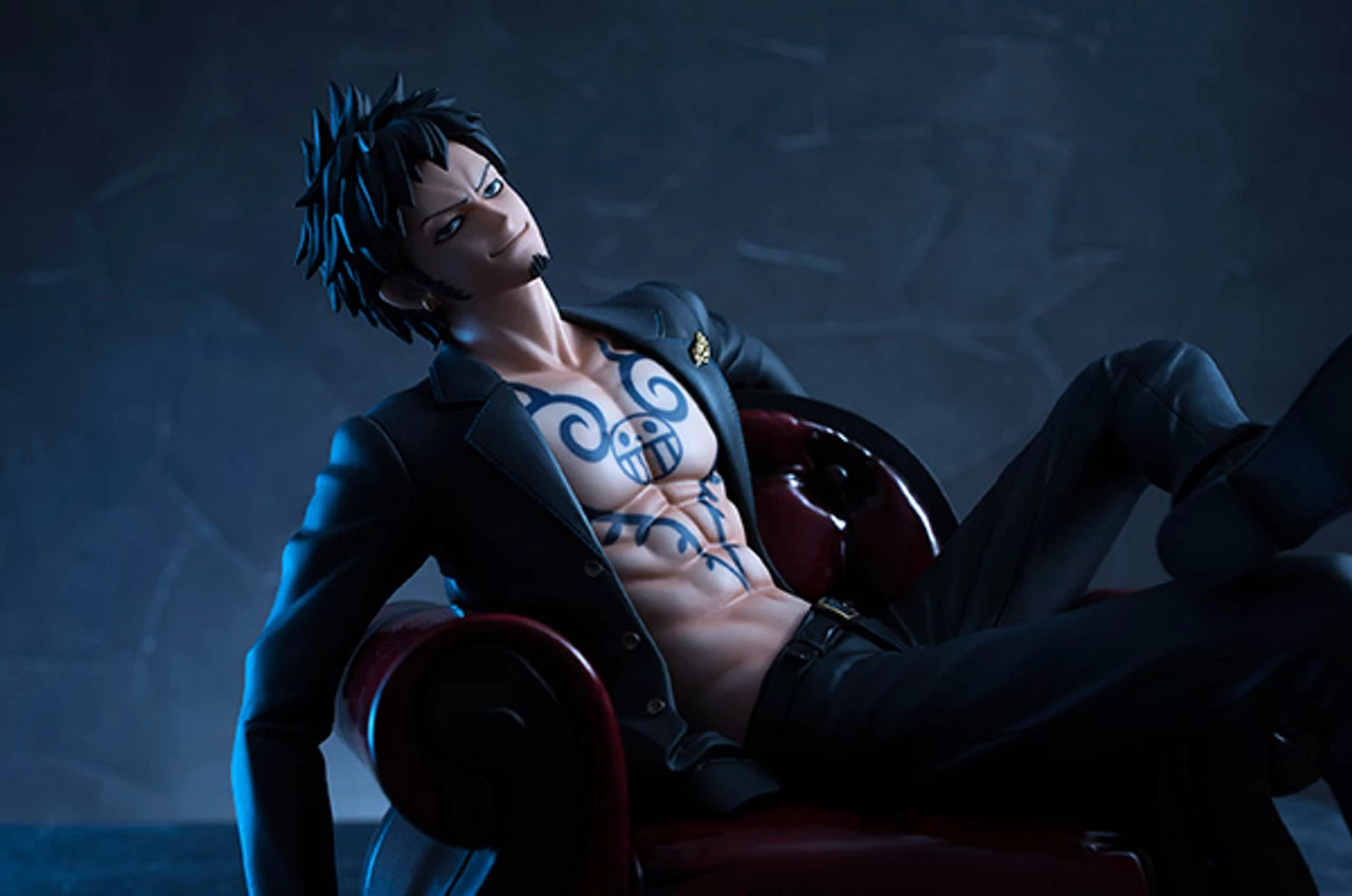 MegaHouse Portrait.Of.Pirates One Piece S.O.C Trafalgar Law 1/8 PVC Figure 8 MegaHouse Portrait.Of.Pirates One Piece S.O.C Trafalgar Law 1/8 PVC Figure - Image 8