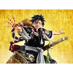 MegaHouse Portrait.Of.Pirates One Piece KABUKI EDITION Monkey D Luffy Second Performance -Figure Model Shop 008 91921.1507539519