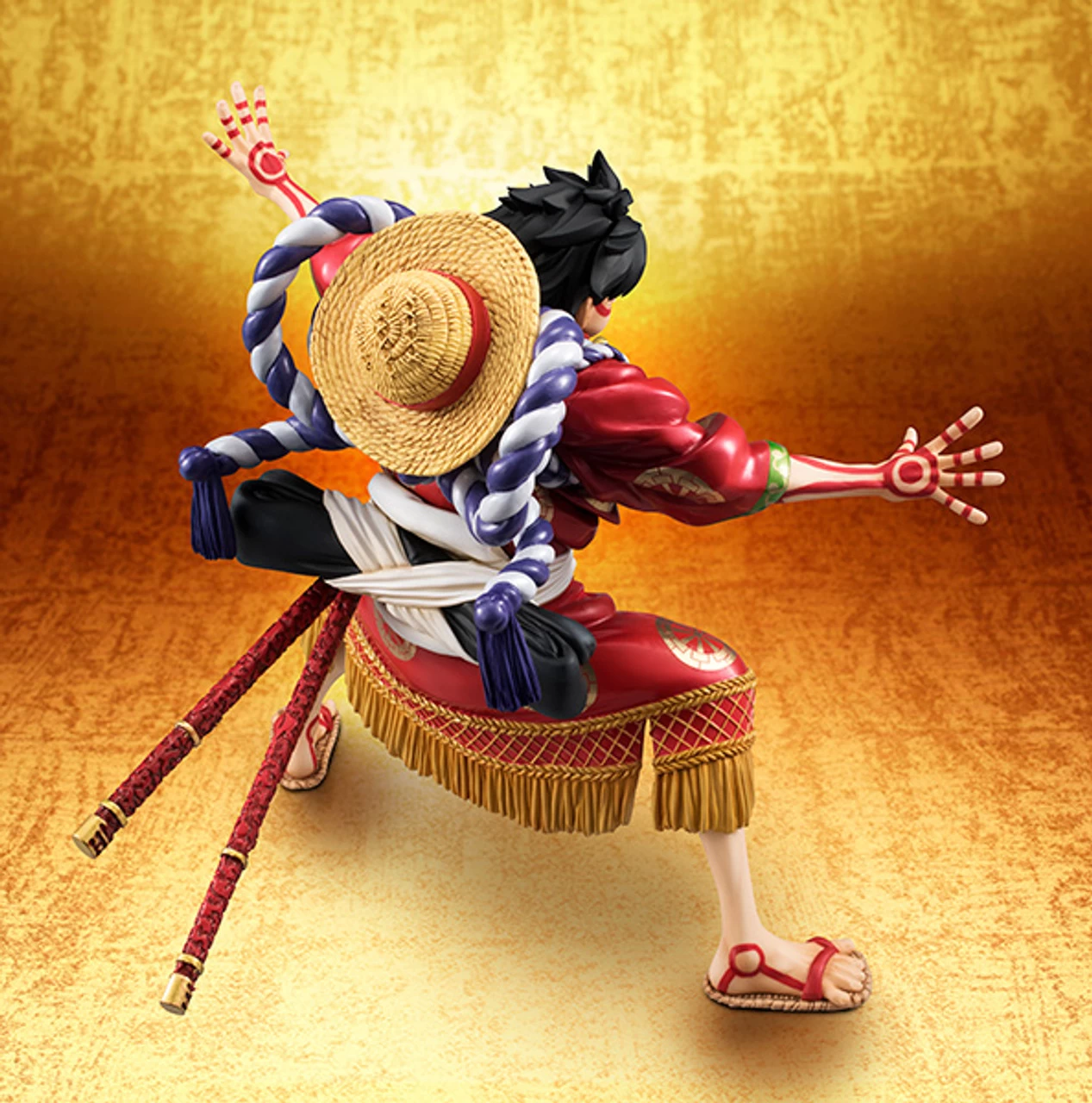 MegaHouse Portrait.Of.Pirates One Piece KABUKI EDITION Monkey D Luffy 1/8 PVC Figure 14 MegaHouse Portrait.Of.Pirates One Piece KABUKI EDITION Monkey D Luffy 1/8 PVC Figure - Image 14