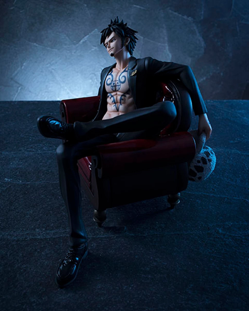 MegaHouse Portrait.Of.Pirates One Piece S.O.C Trafalgar Law 1/8 PVC Figure 11 MegaHouse Portrait.Of.Pirates One Piece S.O.C Trafalgar Law 1/8 PVC Figure - Image 11