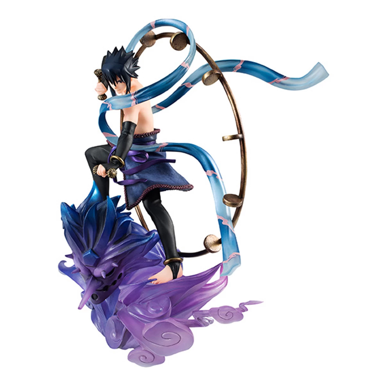 MegaHouse G.E.M. Series Remix Naruto Shippuden Uzumaki Fujin & Sasuke Uchiha Raijin SET PVC Figure (Completed) 8 MegaHouse G.E.M. Series Remix Naruto Shippuden Uzumaki Fujin & Sasuke Uchiha Raijin SET PVC Figure (Completed) - Image 8