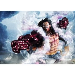 MegaHouse Portrait.Of.Pirates One Piece SA-MAXIMUM Monkey D Luffy Gear 4 [Hazumu Otoko] 1/8 PVC Figure -Figure Model Shop 013 59724.1493104908