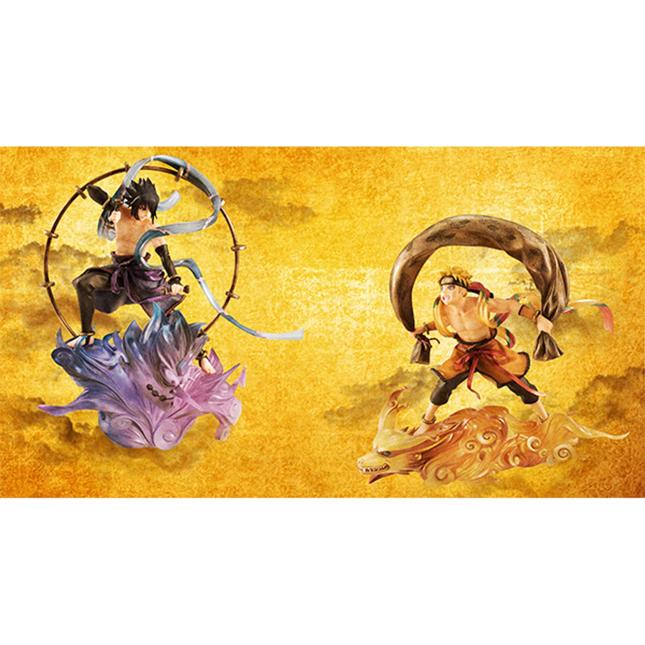 MegaHouse G.E.M. Series Remix Naruto Shippuden Uzumaki Fujin & Sasuke Uchiha Raijin SET PVC Figure (Completed) 16 MegaHouse G.E.M. Series Remix Naruto Shippuden Uzumaki Fujin & Sasuke Uchiha Raijin SET PVC Figure (Completed) - Image 16