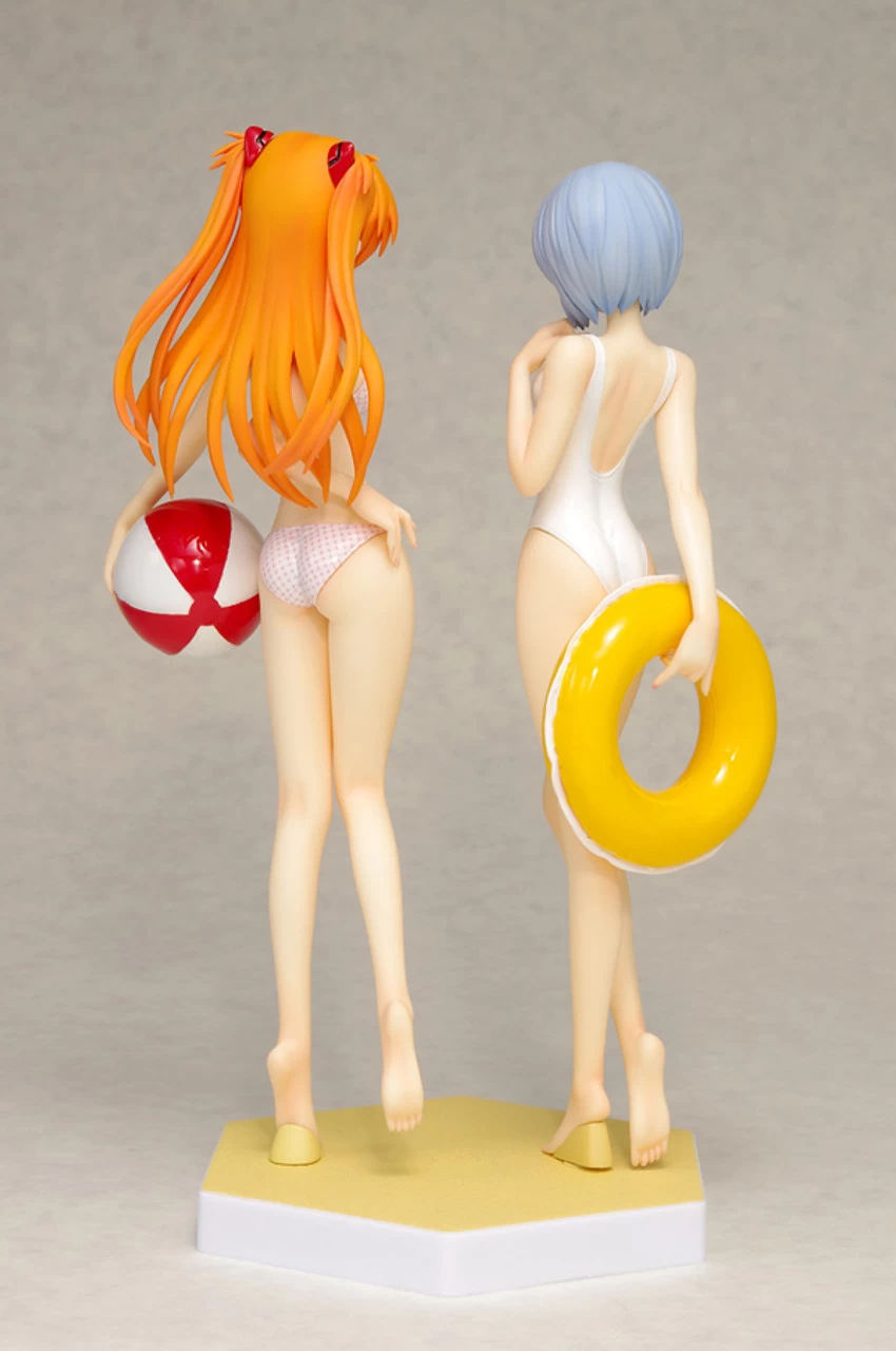 Wave Rei Ayanami & Asuka Langley Soryu Comic Ver SET Beach Queens 1/10 PVC Figure 5 Wave Rei Ayanami & Asuka Langley Soryu Comic Ver SET Beach Queens 1/10 PVC Figure - Image 5
