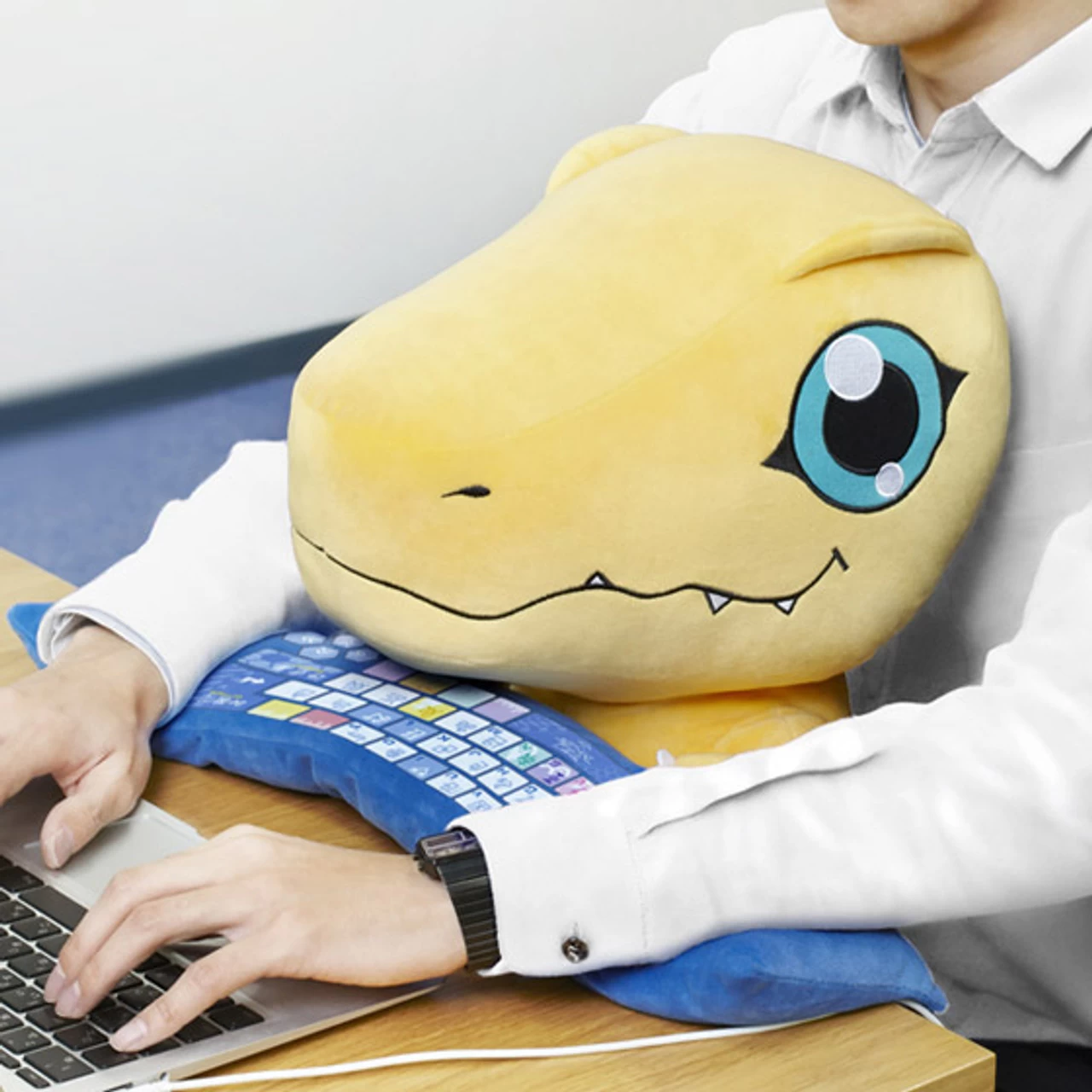 Bandai Digimon Adventure Tri. PC Cushion Agumon 4 Bandai Digimon Adventure Tri. PC Cushion Agumon - Image 4