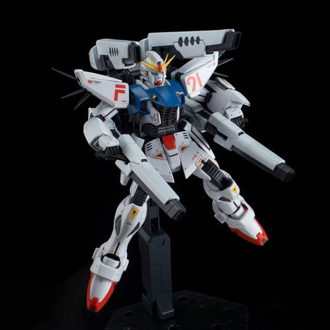 Bandai MG 1/100 Gundam F91 Ver. 2.0 Back Cannon Type & Twin VSBR Set UP Type Plastic Model ( IN STOCK ) 5 Bandai MG 1/100 Gundam F91 Ver. 2.0 Back Cannon Type & Twin VSBR Set UP Type Plastic Model ( IN STOCK ) - Image 5