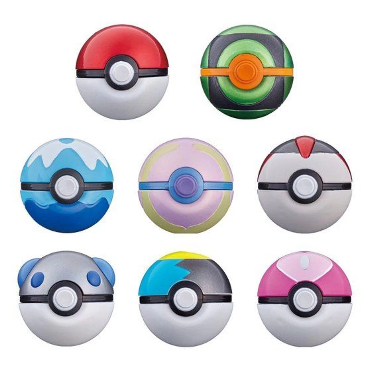 Bandai Pocket Monster Ball Collection REVIVAL (Set Of 8) 1 Bandai Pocket Monster Ball Collection REVIVAL (Set Of 8)