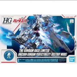 Bandai HG 1/144 The Gundam Base Limited Unicorn Gundam Perfectibility (Destroy Mode) Plastic Model ( JUL 2019 ) -Figure Model Shop 1000134691 6 06637.1554523131