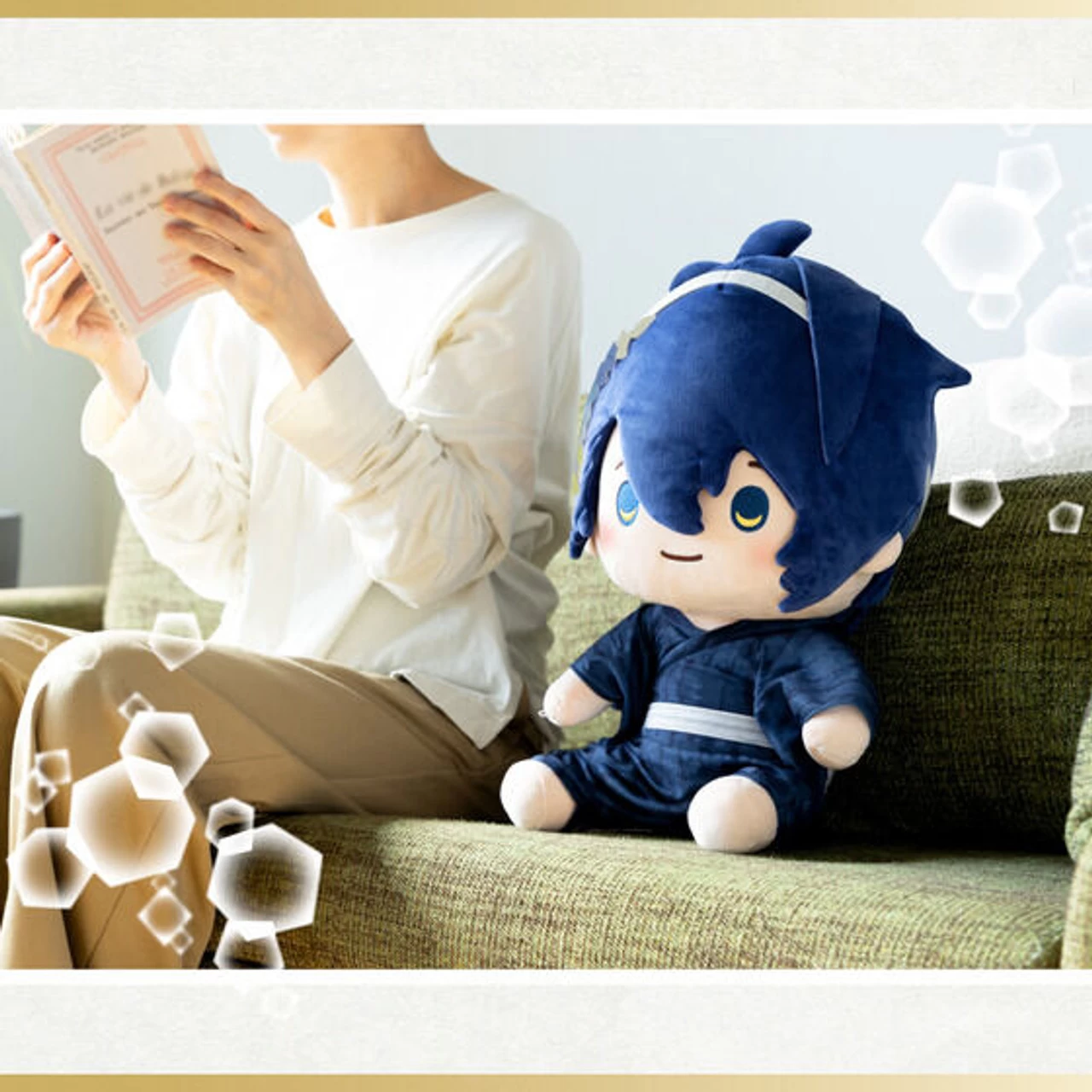 Bandai Touken Ranbu ONLINE PC Cushion Mikazuki Munechika -Relax In Light Clothing- 9 Bandai Touken Ranbu ONLINE PC Cushion Mikazuki Munechika -Relax In Light Clothing- - Image 9