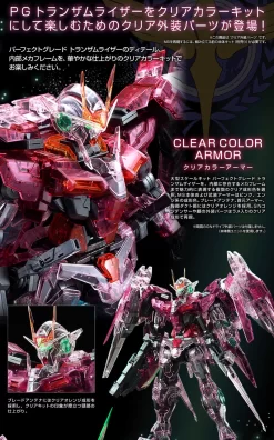 Bandai PG 1/60 Clear Color Body For TRANS-AM Riser Plastic Model -Figure Model Shop 20170327 pg transamraizer cl 03 03115.1490606574