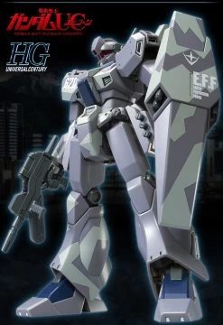 Bandai HGUC 1/144 RGM-89D Jegan D-type (Camouflage Custom) Plastic Model