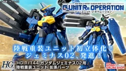 Bandai HGAC 1/144 Gundam Geminass 02 [LAND BATTLE HEAVY UNIT] EXPANSION PARTS Plastic Model ( MAY 2021 ) -Figure Model Shop 20210128 geminass02 hgaunit 600x341 89903.1611914331