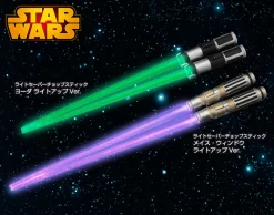 Kotobukiya Star Wars Lightsaber Chopstick(Yoda)&(Mace Windu)Light Up