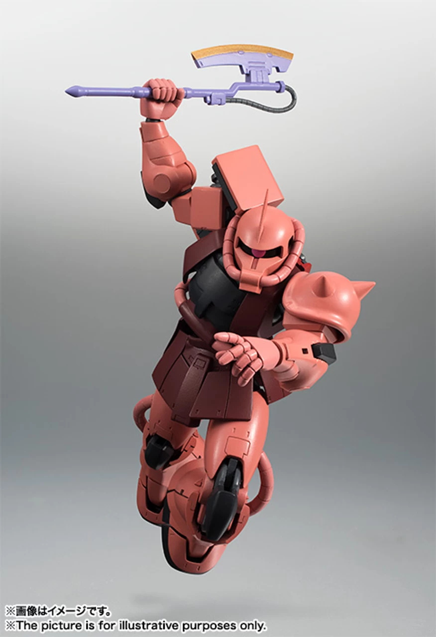 Bandai Robot Spirits SIDE MS-06S Char's ZAKU Ver. A.N.I.M.E. Action Figure 6 Bandai Robot Spirits SIDE MS-06S Char's ZAKU Ver. A.N.I.M.E. Action Figure - Image 6