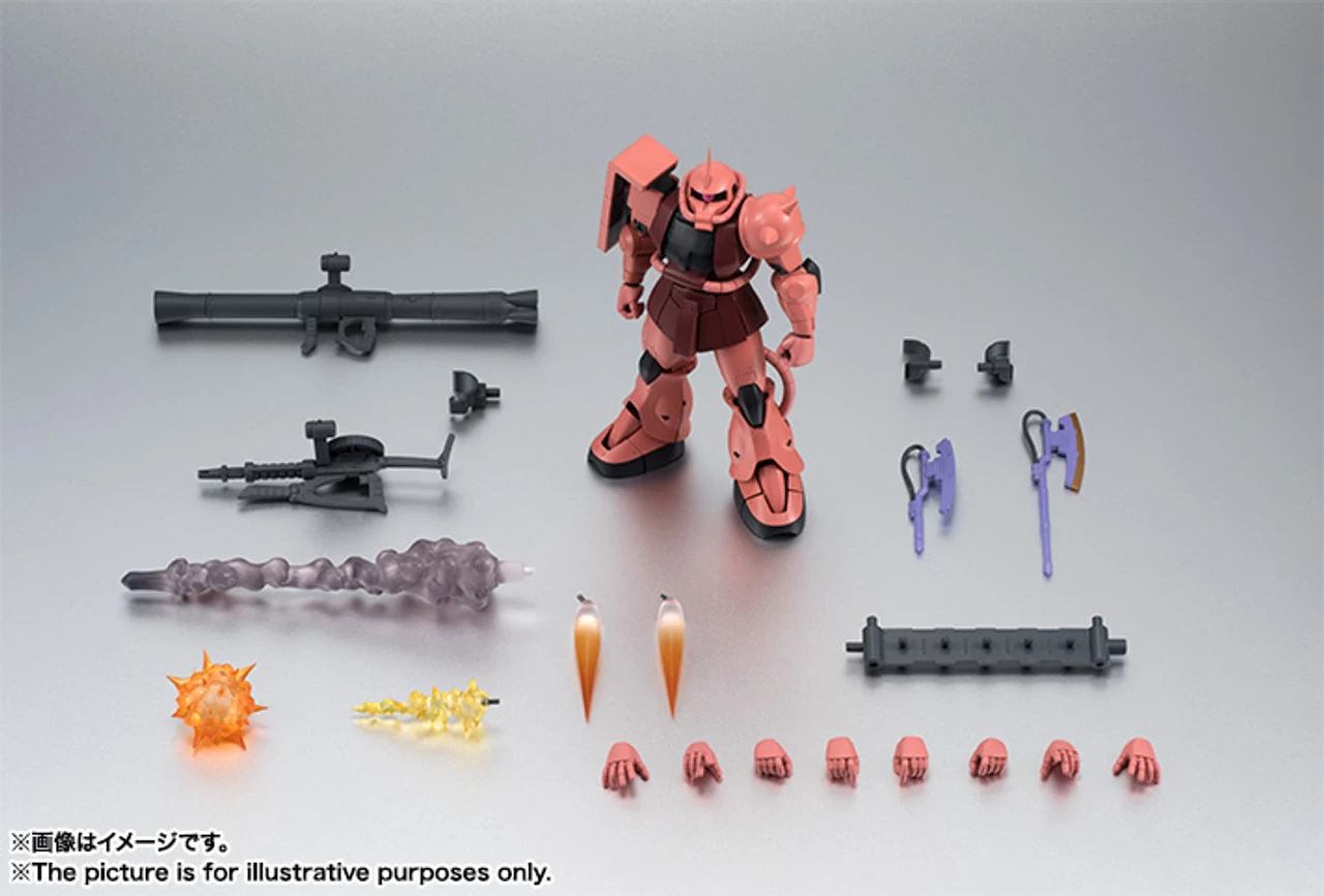 Bandai Robot Spirits SIDE MS-06S Char's ZAKU Ver. A.N.I.M.E. Action Figure 2 Bandai Robot Spirits SIDE MS-06S Char's ZAKU Ver. A.N.I.M.E. Action Figure - Image 2