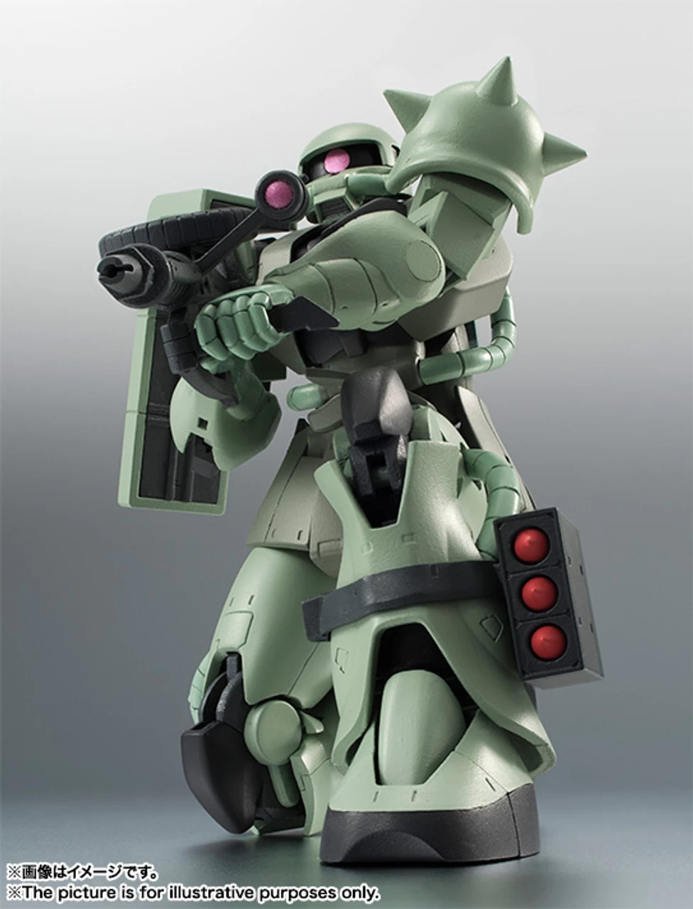 Bandai Robot Spirits SIDE MS MS-06 Zaku A.N.I.M.E. Action Figure 3 Bandai Robot Spirits SIDE MS MS-06 Zaku A.N.I.M.E. Action Figure - Image 3