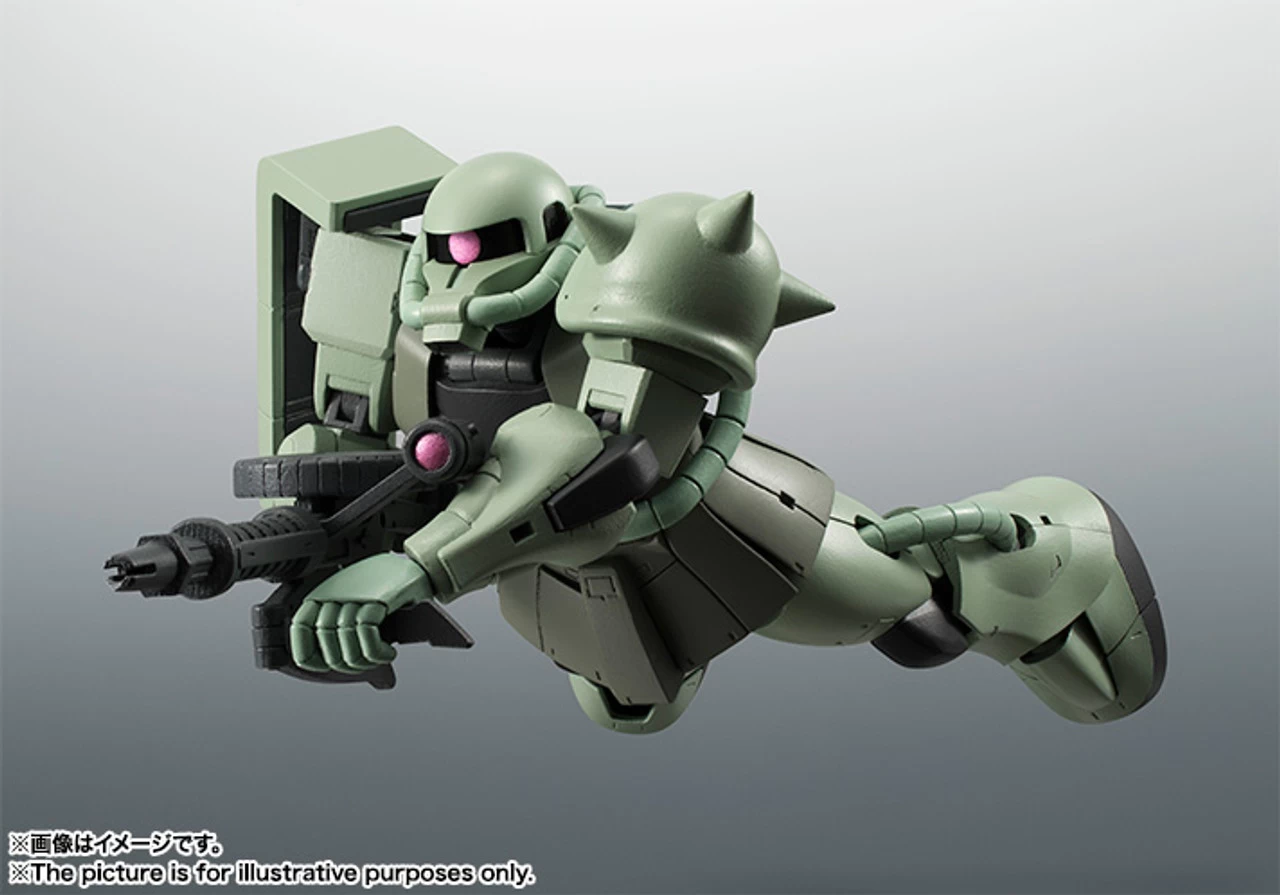 Bandai Robot Spirits SIDE MS MS-06 Zaku A.N.I.M.E. Action Figure 8 Bandai Robot Spirits SIDE MS MS-06 Zaku A.N.I.M.E. Action Figure - Image 8