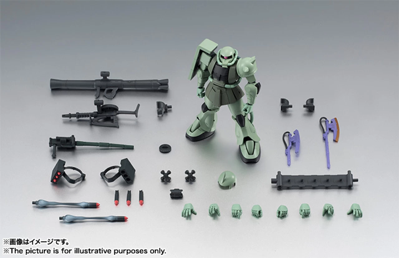 Bandai Robot Spirits SIDE MS MS-06 Zaku A.N.I.M.E. Action Figure 10 Bandai Robot Spirits SIDE MS MS-06 Zaku A.N.I.M.E. Action Figure - Image 10