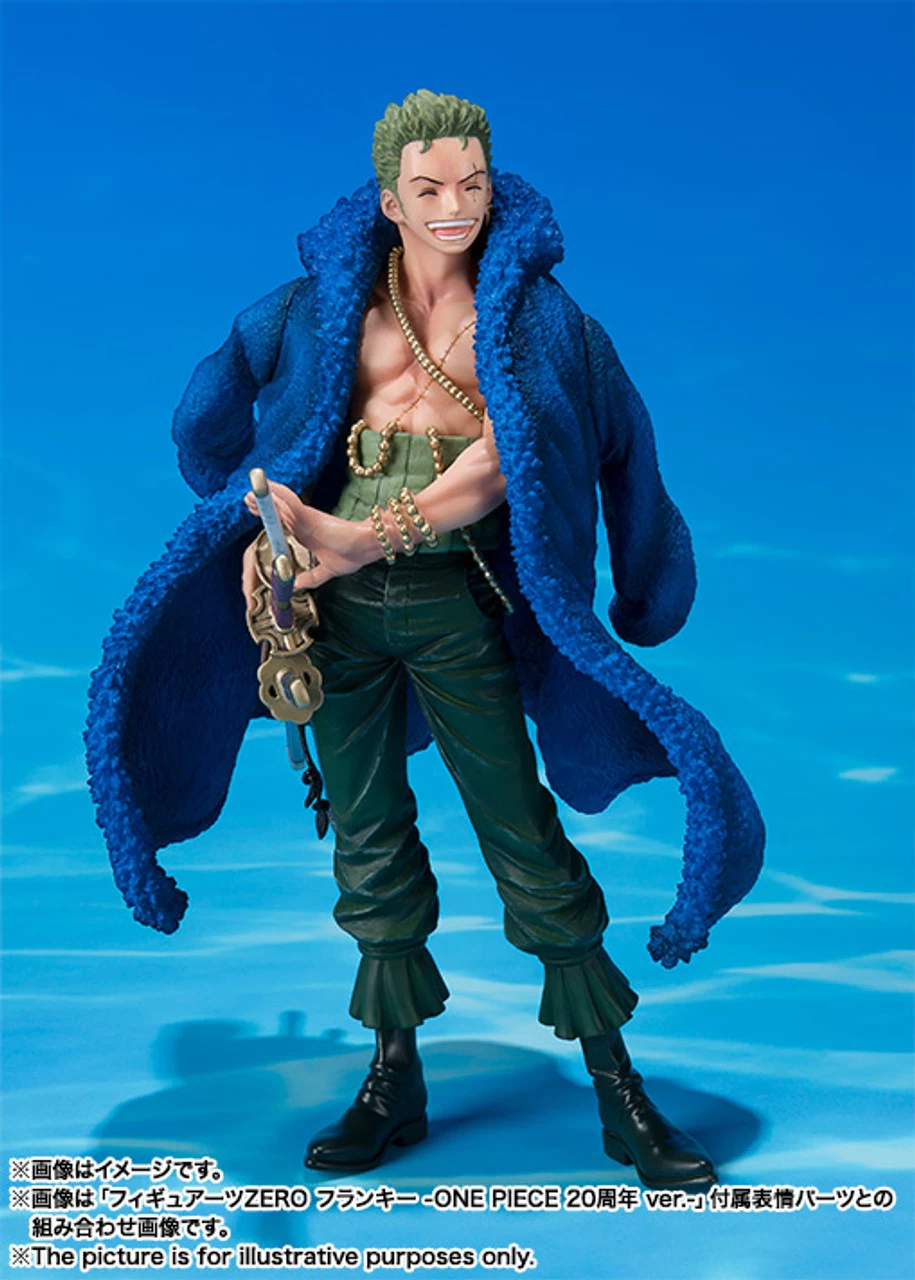 Bandai Figuarts Zero Roronoa Zoro -One Piece 20th Anniversary Ver.- PVC Figure (Completed) 4 Bandai Figuarts Zero Roronoa Zoro -One Piece 20th Anniversary Ver.- PVC Figure (Completed) - Image 4