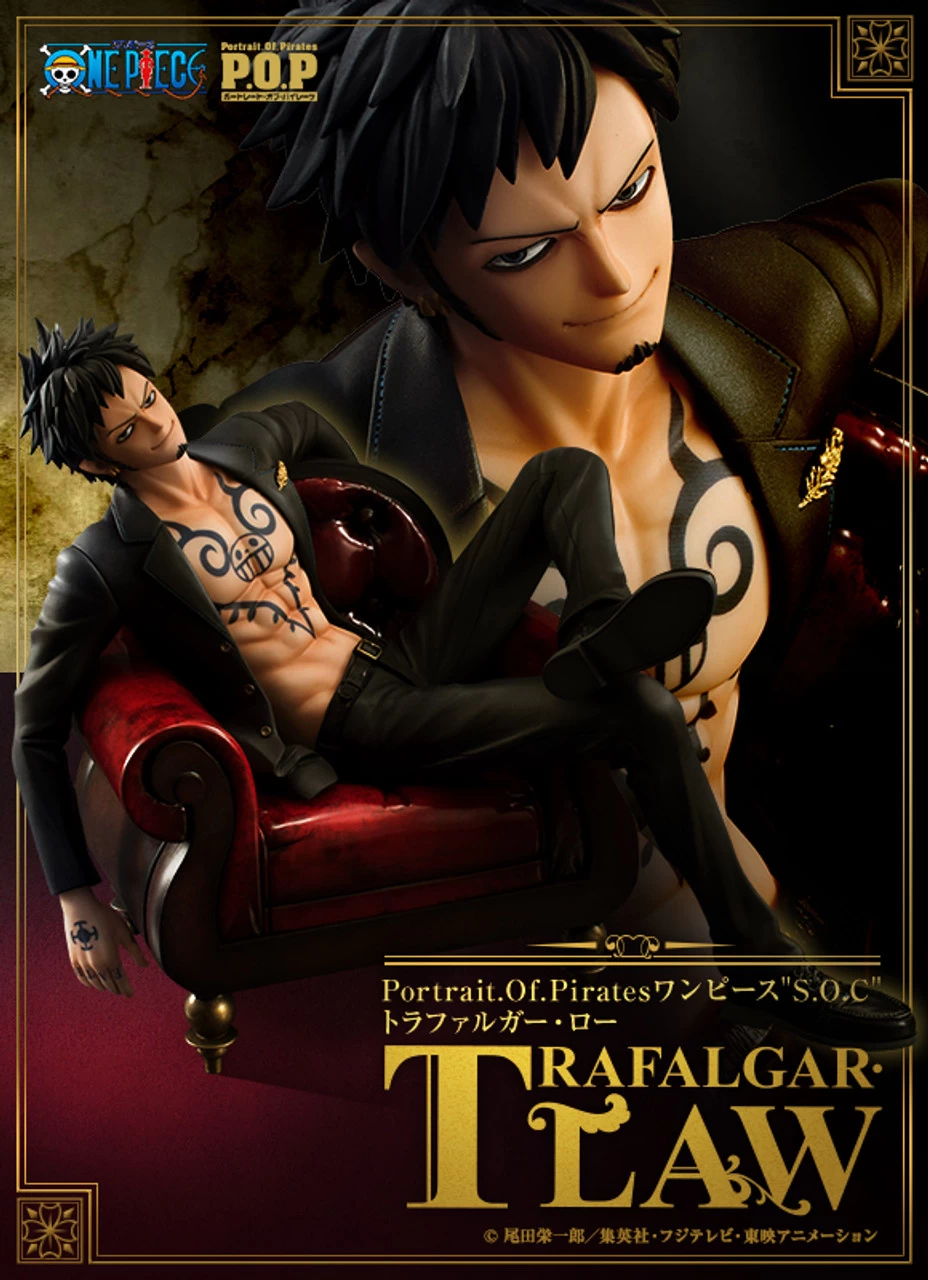 MegaHouse Portrait.Of.Pirates One Piece S.O.C Trafalgar Law 1/8 PVC Figure 12 MegaHouse Portrait.Of.Pirates One Piece S.O.C Trafalgar Law 1/8 PVC Figure - Image 12