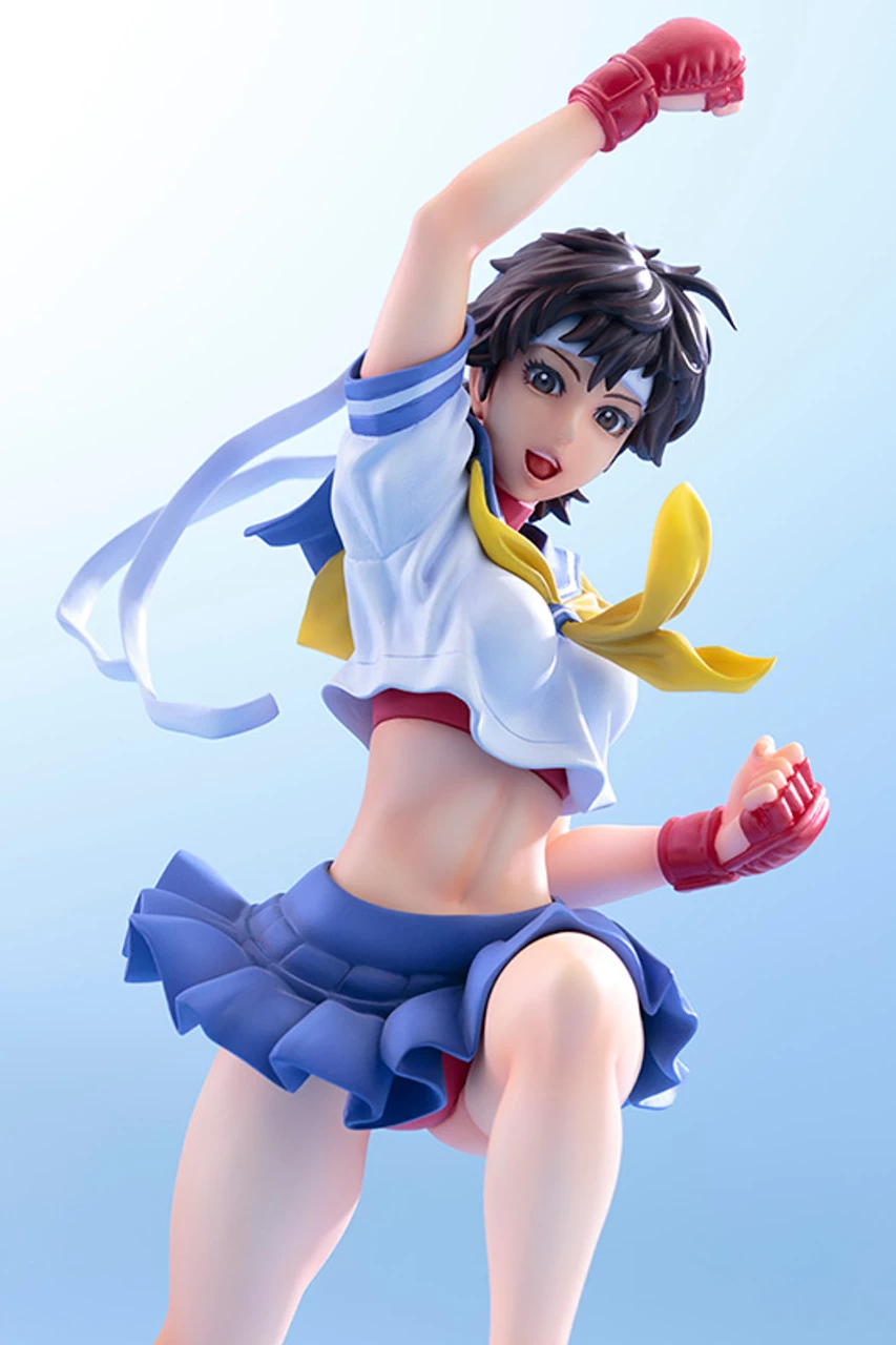 KOTOBUKIYA Street Fighter Sakura Bishojyo 1/7 11 KOTOBUKIYA Street Fighter Sakura Bishojyo 1/7 - Image 11