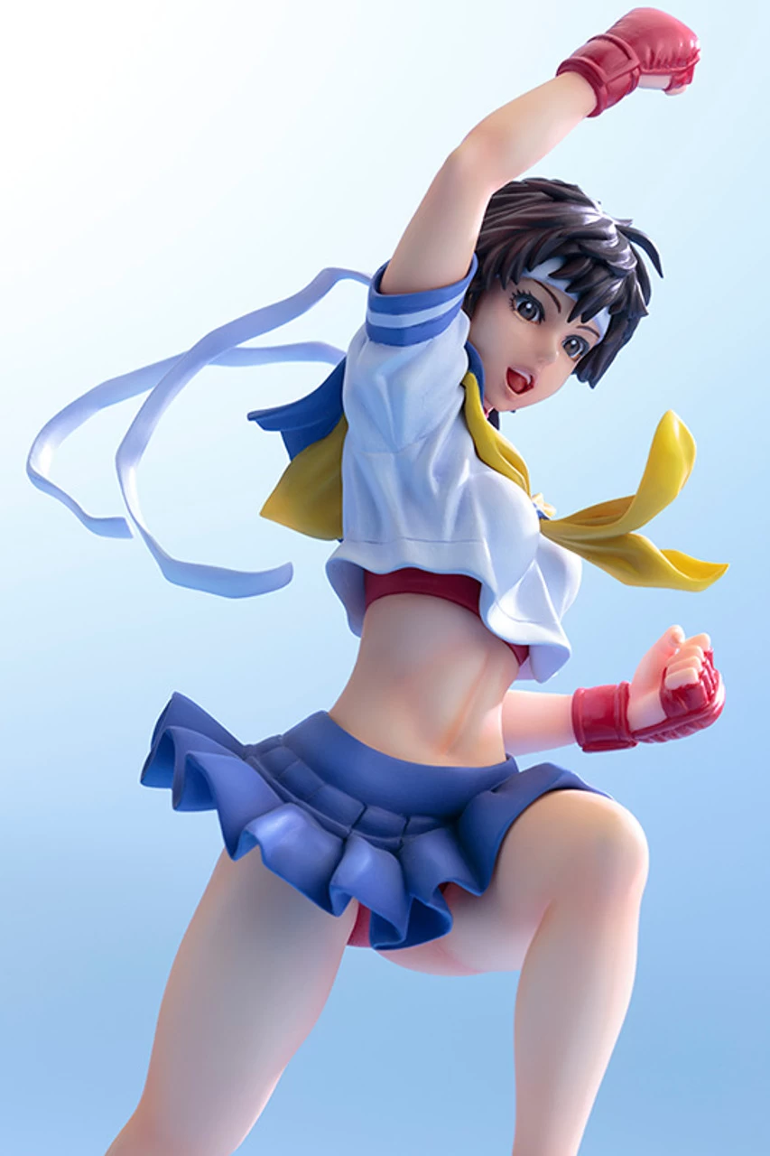 KOTOBUKIYA Street Fighter Sakura Bishojyo 1/7 12 KOTOBUKIYA Street Fighter Sakura Bishojyo 1/7 - Image 12