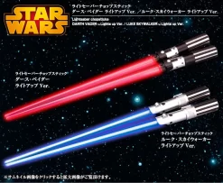 Kotobukiya Star Wars Lightsaber Chopstick(Darth Vader Red)&(Luke Skywalker Blue)Light Up Renewal
